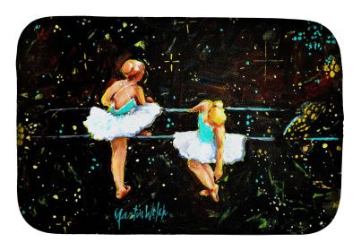 At Practice Ballet Dish Drying Mat Absorbent Dish Drying Mat Pad for Kitchen Counter Dish Drainer Mat for Countertop, 14 x 21", Multicolor
